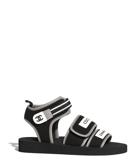 sandales femmes chanel|chanel chaussure d ete.